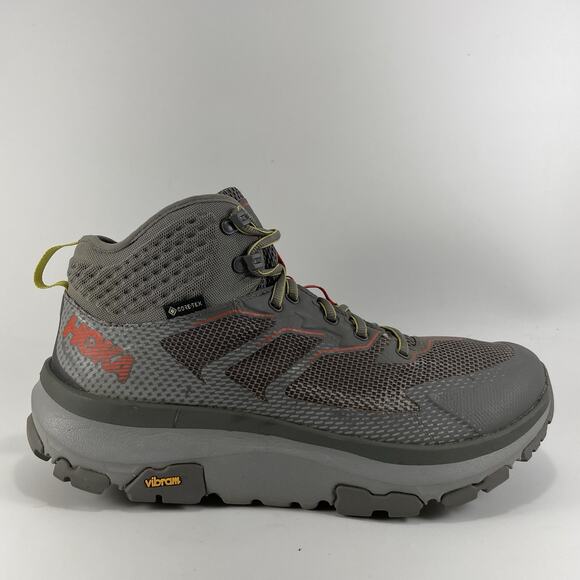 Hoka One One Toa Goretex Boots Mens Size 9 Gray Athletic Boots Waterproof - Picture 1 of 12